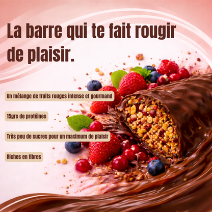 Crunchy fruits rouges